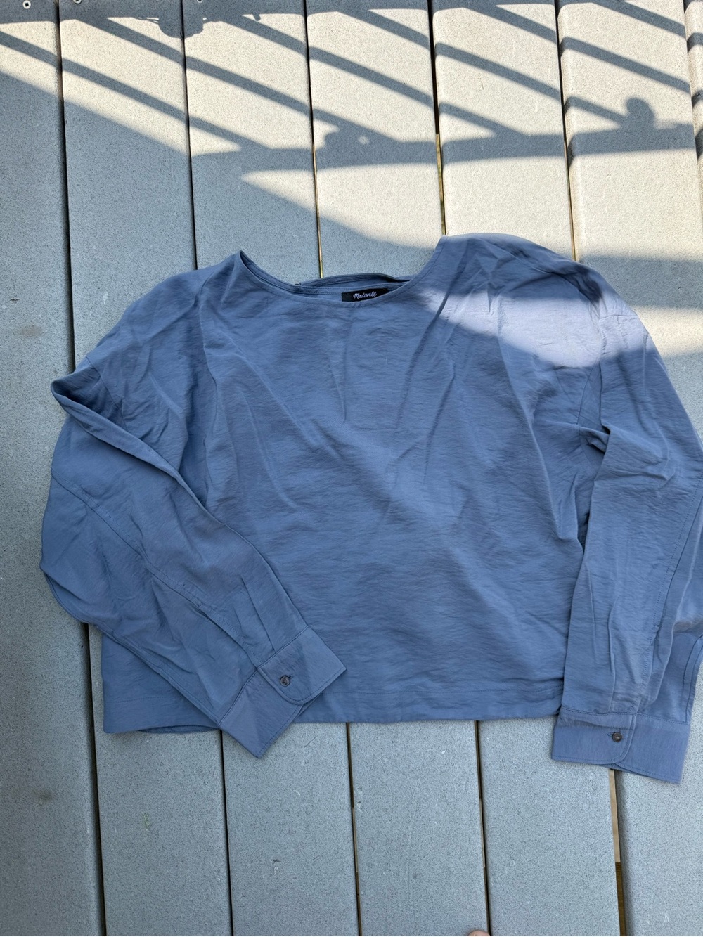 Madewell Relaxed Tulip-Back Top